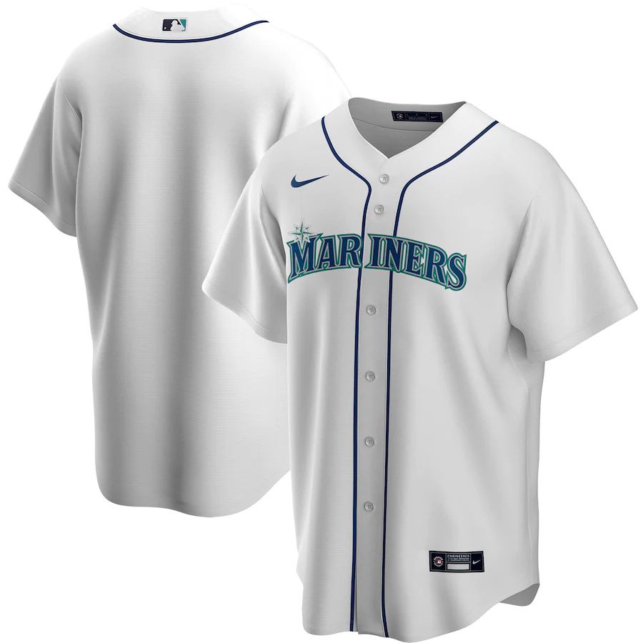 Youth Seattle Mariners Nike White Home Replica Team MLB Jerseys->youth mlb jersey->Youth Jersey